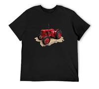 KALIKADUO David Brown Cropmaster Unisex 100% Cotton Short-Sleeve T-Shirts Black M