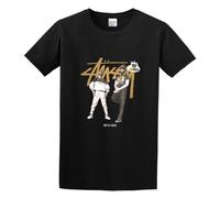 KALIKADUO Eric B. and Rakim Logo Unisex 100% Cotton Short-Sleeve T-Shirts Black XXL