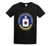 KALIKADUO Hidden City Products CIA Central Intelligence Agency Unisex 100% Cotton Short-Sleeve T-Shirts Black XXL