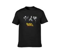 KALIKADUO Jackie Brown V1 Quentin Tarantino Movie Poster 1997 Unisex 100% Cotton Short-Sleeve T-Shirts Black M