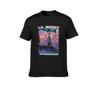KALIKADUO Lil Mosey Certified Hitmaker North American Tour Unisex 100% Cotton Short-Sleeve T-Shirts Black XXXL