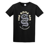 KALIKADUO Rome Snowboards Unisex 100% Cotton Short-Sleeve T-Shirts Black XL