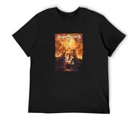 KALIKADUO Sonata Arctica Reckoning Night Unisex 100% Cotton Short-Sleeve T-Shirts Black XXL