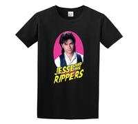KALIKADUO Threads Full House Uncle Jesse Jesse and The Rippers Unisex 100% Cotton Short-Sleeve T-Shirts Black XXL
