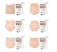 Kalimba 17 touches comprenant des clés en acier découpées avec précision, un pont en palissandre, un marteau d'accordage et du matériel de fixation (E)