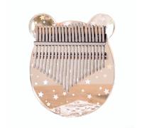 Kalimba 17 touches Instrument de pouce pour enfants, design élégant en acrylique pour un apprentissage agréable