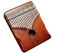 Kalimba 21 Key, Sanza (acajou) Marimba - Haute Qualité Professionnelle Finger Pouce Piano Musical Cadeau, Piano 2 Doigts, 18cm X 13cm Coffee