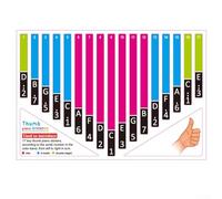 Kalimba Autocollant pour piano à pouce 17 touches conçu pour compléter les méthodes d'enseignement standard et les ressources d'auto-apprentissage