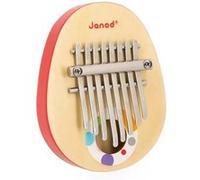 Janod Kalimba en bois Confetti J07642 – 8 clés métal, sons doux, dès 3 ans