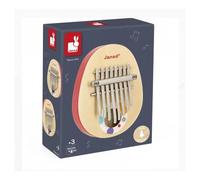 Janod - Kalimba en Bois Confetti - Jouet d'Imitation et Éveil Musical - 8 Clés en Métal - Kalimba Enfant avec Sons Doux - Dès 3 Ans, J07642