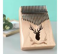 Kalimba Débutant L'ensemble De Piano À Pouce Kalimba À 17 Touches Est Disponible Dans Un Instrument Portable Accordé À La Main.(Redeer varnish)
