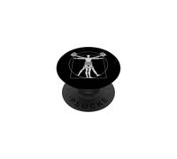 Kalimba Fanfare DA Vinci Kalimba Joueur Vintage PopSockets PopGrip Adhésif