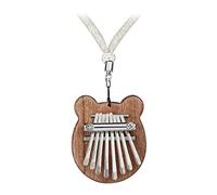 Kalimba Mini piano à pouce 8 touches Acajou Percussion de poche musicale