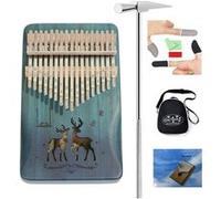 Kalimba piano à pouce 17 touches en bois acajou parfait pour debutants enfants G