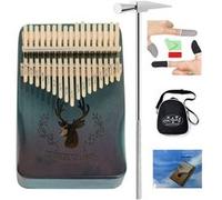 Kalimba piano à pouce 17 touches en bois acajou parfait pour debutants enfants G