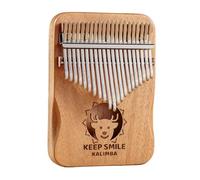 Kalimba Piano à pouce 21 touches/17 touches, instrument de musique portable pour débutants, cadeau de musique pour les amateurs de musique (cerf, grand)