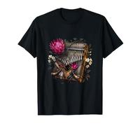 Kalimba Piano à Pouce avec Protea audacieuse T-Shirt