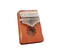 Kalimba Piano à pouce portable 17 touches Mbira instrument de musique fabriqué à la main pour adultes, débutants et professionnels (2)