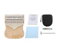 Kalimba Professional Piano à pouce 17 touches avec instructions d'étude et marteau en acrylique pour enfants, adultes et débutants