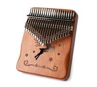 Kalimbas Piano à pouce traditionnel en bois avec 21 touches accordées avec précision, fournit des harmonies, adapté aux amateurs de musique Piano à pouce en bois facile à utiliser