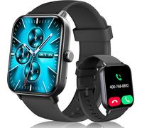 Kalinco Montre Connectée Femme Homme Avec Alexa Intégré, 1,8"" Smartwatch Avec Appel Bluetooth, Podometre/Fréquence Cardiaque/Sommeil/Spo2, 100+ Modes Sportifs, Montre Intelligente Pour Android Ios