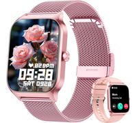 Kalinco Montre Connectée Homme Femme, 1.85¿ Ai Smartwatch Avec Appel Bluetooth, Pression Artérielle, Stress, Podometre, Sommeil, Cardiofrequencemetre, 100+ Sport Bracelet, Cadeaux Pour Android Ios