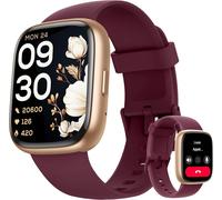 Kalinco Montre Connectée Hommes Femmes Avec Alexa, 1,83"" Écran Smartwatch, Appels Bluetooth, Étanche Ip68, 110+ Sportif/Fréquence Cardiaque/Spo2/Sommeil/Pression Pour Ios Et Android
