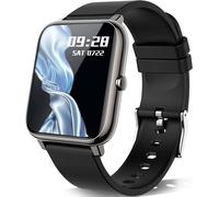 Kalinco Montre Connectée Hommes Femmes Enfant Montre Sport Podometre Moniteur De Sommeil/Fréquence Cardiaque Tension Artérielle Spo2 Smartwatch Montre Intelligente Bracelet Connecté Pour Android Ios
