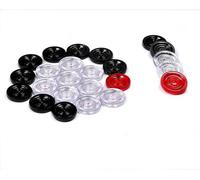 Kalindri Carrom Board Coins (Goti), One Striker and Carrom Powder (Plastic Coins with Acrylic Sticker)