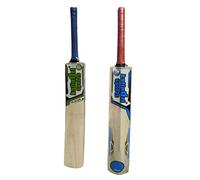 Kalindri Sports Classic Cricket Bat, Natural Willow, Tennis and Rubber Ball Practice, Training (Size 3)