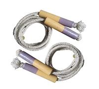 Kalindri Sports Skipping Rope Jump Skipping Rope for Men, Women, Weight Loss, Youths, Girls, 14+ Children, Adult - Best in Fitness, Sports, Exercise, Workout (Pack of 2, Cotton Lite)