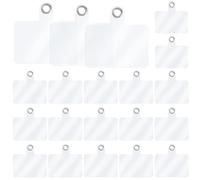 KALIONE Lot de 20 languettes d'attache de téléphone, languettes transparentes pour sangle de téléphone, patchs universels pour téléphone portable, étui de téléphone portable, protection contre les