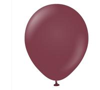 Kalisan - Taille standard - Ballons, latex Pack de 100 SG23155 (Taille unique) (Bourgogne)