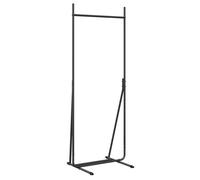 KALISSE Portant à Vêtements Noir Métal Moyen Portable Moderne Léger 49439