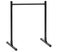 KALISSE Set de Stations de Dips 2 pcs Réglable en Hauteur 88.5/98.5 cm Acier 63985