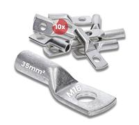 Kalitec 10x Cosse à Sertir 35 mm² M16, Connecteur de Câble DIN 46235