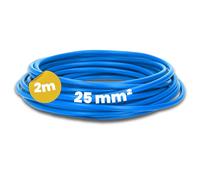 Kalitec Câble Conduit Bleu H07V-K 25 mm² I Câble Fil flexible I Fil 25 mm2 I Fil fin I Compteur Câble simple Fil unique pour armoire de commande