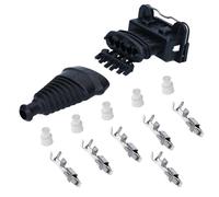 Kalitec KALI-1305B AMP JPT Jeu de douilles 5 broches 1,0-2,5 mm² noir | Douille en caoutchouc, boîtier de douille type A avec ressort de verrouillage, contacts et joints IP54 I Kit de prise pour