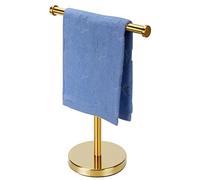 Kalitro Gold Towel Rack Hand Towel Stand, Bathroom Towel Holder Stand SUS304 Stainless Steel (Gold)