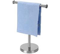 Kalitro Porte-Serviettes de Salle de Bain avec Base Lourde, Acier Inoxydable SUS304 Nickel brossé