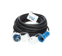 KALLE DAS KABEL Aquasafe Rallonge en caoutchouc étanche à la pression IP68 H07RN-F 3G 2,5 mm² 10 m