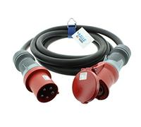 KALLE DAS KABEL H07RN-F 5G Rallonge électrique CEE en caoutchouc 10 mm² 400 V 63 A 40 m