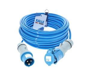 KALLE DAS KABEL Rallonge CEE 230 V H07BQ-F 3G 2,5 mm² câble de très haute qualité pour industrie BAU Boot Womo Camping 10 mètres