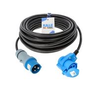 Kalle Das Kabel Rallonge CEE 230V Câble de camping pour camping-car - Câble Camping-CEE avec prise de camping et raccord angulaire H07RN-F 3G 2,5mm² 5 mètres