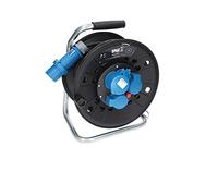 KALLE DAS KABEL Rallonge Electrique Enrouleur KTG 25m CEE, Enrouleur electrique professionnel, Câble en caoutchouc H07RN-F 3G 2,5mm² pour camping, chantier, bricolage & jardin, Made in Germany