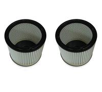 Kallefornia K702A Lot de 2 filtres ronds lavables en PES pour AquaVac EWT NTP 20 Boxter avec renfort en treillis et fond fermé