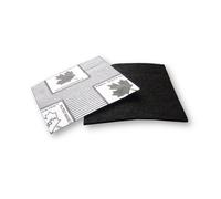 Kallefornia® Kallefornia k801 filtre universel pour friteuse - 2 filtre à charbon actif (2 filtres à graisse-tefal aussi pour de nombreux appareils et moulinex