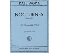 Kalliwoda J.W. Six Nocturnes, Op. 186 Viola and Piano - edited by Joseph Vieland - International