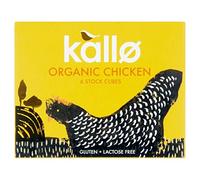 Kallo Lot de 6 cubes de bouillon de poulet bio 11 g