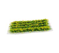 KALLORY 1 Boîte Gazon Artificiel Ornement Miniature Végétation Mini-Fleurs Fausses Plantes Verdure Touffe Fausses Vignes Arbres Miniatures Artisanat Herbe en Plein Air Terrain Sable Résine
